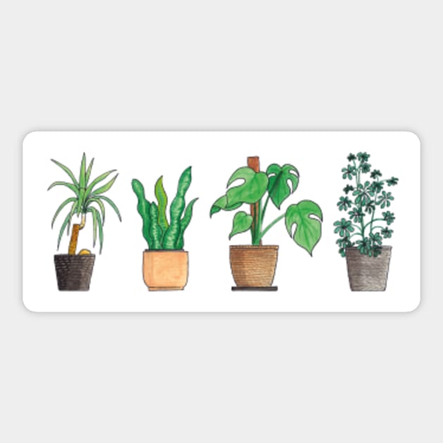 House Plant Mug 1 Sticker by tomnapper